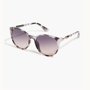 J Crew Rounded-Frame Sunglasses in Purple Tart NWT